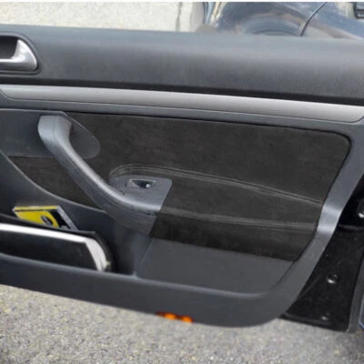 4x Wildleder Tür Armlehne Türverkleidung Abdeckung For Golf 5 Jetta 2005-2010 - Bild 1 von 4