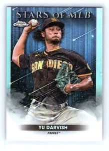 2022 Topps Chrome Stars of MLB #SMLBC-80 Yu Darvish San Diego Padres - Picture 1 of 2