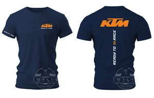 T-SHIRT KTM READY TO RACE UOMO DONNA BAMBINO - Picture 1 of 9