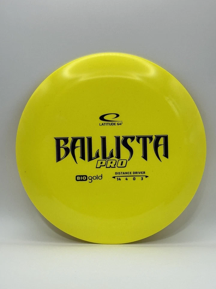 New Latitude 64 BioGold Ballista Pro 170g Distance Driver Disc Golf 14/4/0/3 - Image 1 of 1