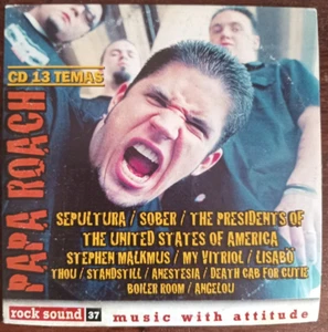 ROCK SOUND VOL. 37, feat. PAPA ROACH / SEPULTURA, 2001 SPANISCHES CD ALBUM, PROMO - Bild 1 von 3