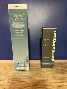 DERMALOGICA OIL TO FOAM TOTAL CLEANSER &SELFLESS BY HYRAM DAILY MOISTURIZER - Picture 1 of 2