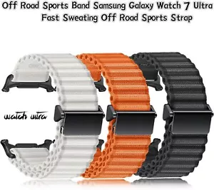 One Click Nylon Offroad Sportarmband für Samsung Galaxy Watch 7 Ultra Trail Band - Bild 1 von 60