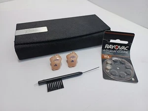 Starkey 06-18-210033 Hearing Aids With Case And Two New Batteries - Tested - - Picture 1 of 8