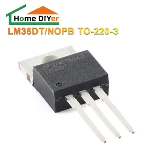 1Pcs LM35DT/NOPB TO-220 Temperature Sensor Chip - Analog Output, 10mV/℃ - Picture 1 of 5