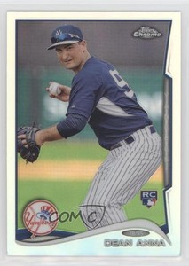 2014 Topps Chrome Refractor Dean Anna #212 Rookie RC