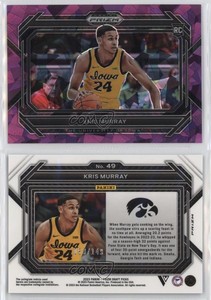 2023 Panini Prizm Draft Picks Purple Ice Variations /149 Kris Murray Rookie RC