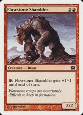 FOIL Flowstone Shambler | MtG Magic 9th Edition | English | Near Mint