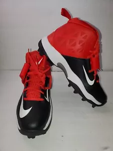 BNWOB Mens Nike Zoom Code Flywire Football Cleats sz 11 Red/Black 603350-016(B3) - Picture 1 of 7