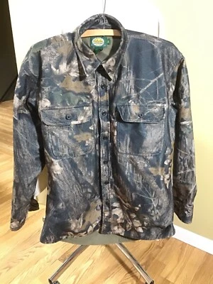 Cabela's SCENT-LOK Hunting Real Camo Shirt Lined sz Medium Reg - Image 1 of 4