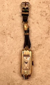 Vintage Ladies Bulova 10K Rolled Gold Watch "Nanette" - Parts/Repair -Free Ship - Picture 1 of 7