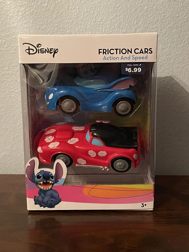 Disney Lilo and Stitch Friction Cars Action Speed Push Release Launch 2020