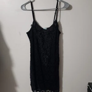 Maurices Damen Spaghettiträger Top schwarz Spitze Größe S - Bild 1 von 3