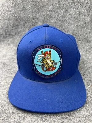 Parche con logotipo de camionero azul vintage de California Ambig Airlines sombrero para hombre Foto 1 de 4