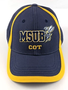 Sombrero MSU Billings College of Technology - Azul Amarillo, Ajustable, Chaquetas Amarillas - Imagen 1 de 12