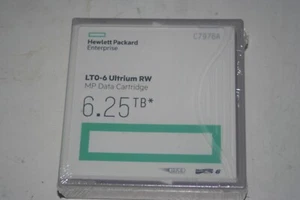 NEU NEW Original HP LTO-6 Ultrium RW 6,25TB Data Cartridge P/N C7976A Top Part - Bild 1 von 2