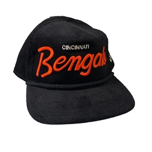 Cincinnati Bengals New Era NFL Corduroy The Golfer Snapback Adjustable Cap OSFM - Picture 1 of 8