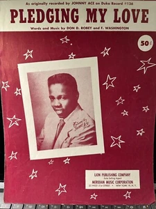 Partituras soul 1955 Johnny Ace 'Pledging My Love' - Imagen 1 de 5