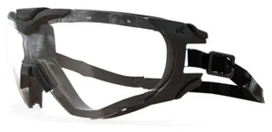 Edge Eyewear Super 64 Safety Glasses Black Frame / Clear Vapor Shield Lens - Picture 1 of 1
