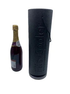 Flip-Cooler 750ml Wine Bottle Carrier Tote Cooler Chiller Hard Styrofoam Gift - Picture 1 of 5