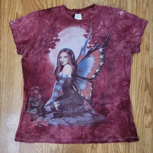 Camiseta para mujer The Mountain Tie Dye Night Fairy Moon granate XL James Ryman - Imagen 1 de 7
