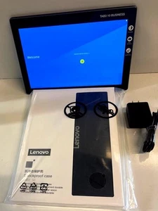 LOT 5 Lenovo Tablet Business Camera 10 Business (TB3-X70F) 32GB, Wi-Fi, PS Case - Picture 1 of 1