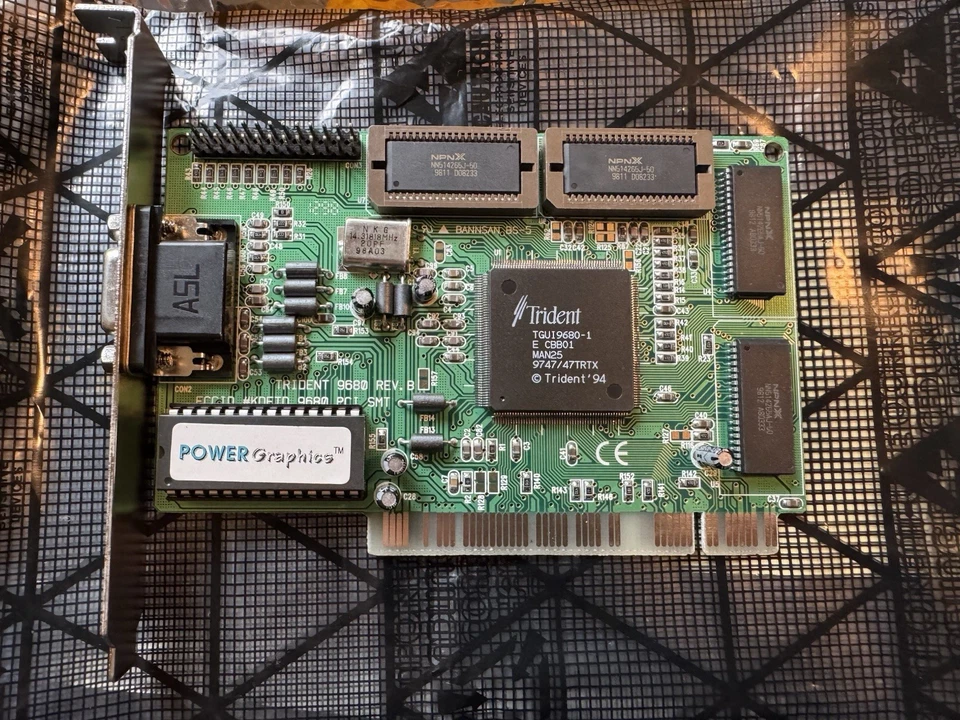 Trident 9680 VGA Card Rev B.  - Image 1 of 1