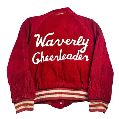 Chaqueta Universitaria Waverly Cheerleader Pana Años 50 De Colección Foto 1 de 4