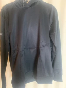NWT Under Armour Women's Hoodie Pullover Black Small - Picture 1 of 6