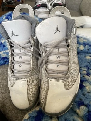 Camiseta Nike Air Jordan Dub Zero estampa laser forro cinza masculina tamanho 8 com cadarço alta - Imagem 1 de 4