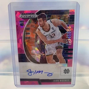 2020 Panini Prizm Draft Picks Basketball John Mooney Pink Ice Auto RC #PA-JO - Bild 1 von 2