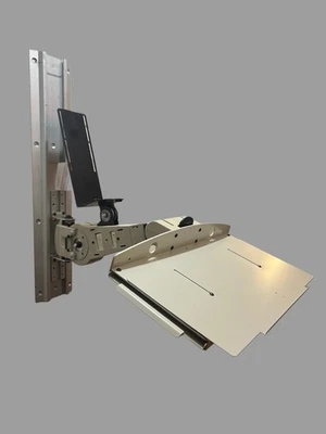 Ergotron PC Wandarbeitsplatz Mit Hydraulischem Arm - Bild 1 von 4