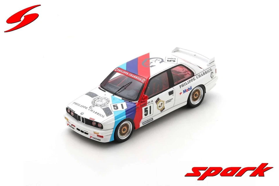 Spark SA270 1/43 BMW M3 E30 MACAU ACP GAGNANT 1988 HENRY LEE JR. ÉDITION LIMITÉE