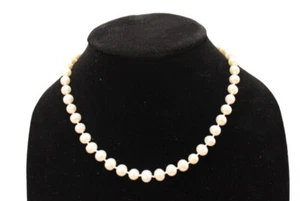 Collana 6,4 mm culturalmente ingegnerizzata - perle originali 8" - Foto 1 di 5