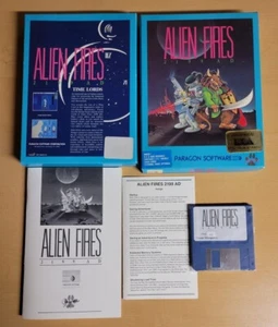 ALIEN FIRES 2199 AD Paragon Software EA AMIGA Computer Game Tested - Foto 1 di 5
