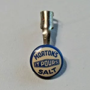 Vintage Morton's Salt It Pours Pencil Topper Werbung Lou Fox Chicago 6508 - Bild 1 von 5