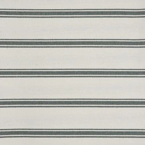 Limoges Streifen grün weiß Baumwolle 280 cm tickende französische Sackvorhänge pro Meter - Bild 1 von 7