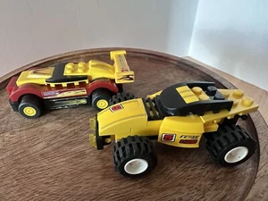 Lego Racers Cars Lot McDonalds Curve Chaser + #5 Retour Travel 8122 Desert Viper - Picture 1 of 10