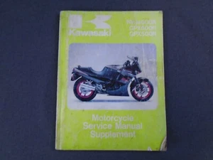 USED GEN KAWASAKI WORKSHOP MANUAL NINJA600R/GPX600R/GPX500R 1988 99924-0181-51 - Picture 1 of 4