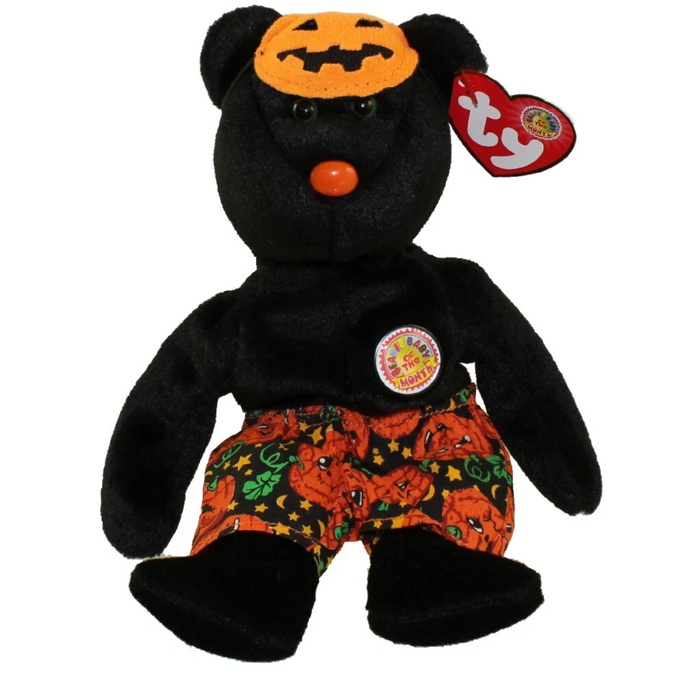 TY Beanie Baby - SCARES the Bear (BBOM October 2006) (8 inch) MWMTs Stuffed Toy - Image 1 of 1
