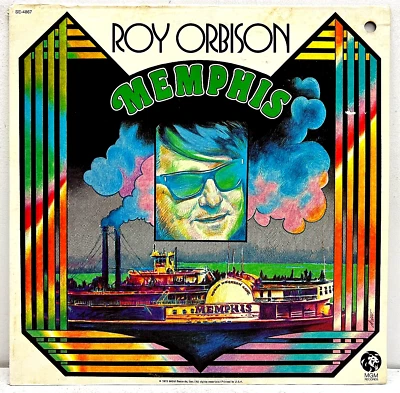 Roy Orbison Memphis 1972 Vinyl MGM Records 1st Press White Label Promo Foto 1 de 4