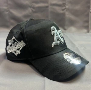 New Era Oakland A’s Athletics 'Icy Camo' 9FORTY A-Frame Snapback Black Camo - OS - Picture 1 of 16