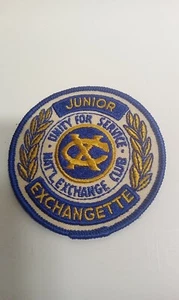 National Exchange Club Unity for Service Junior Exchangette 3" Patch - Picture 1 of 3