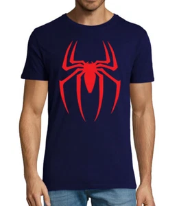 Maglietta da uomo logo Spiderman Civil War Amazing Spiderman Avengers Marvel Hero logo - Foto 1 di 6