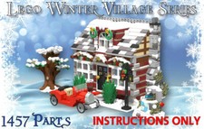 Lego Winter Village Grandmas Cottage -INSTRUCTIONS ONLY- Christmas MOC