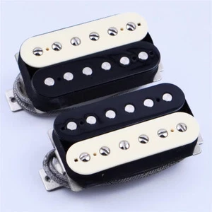 ALNICO 2 57 Classic/57+ Zebra Guitar Humbucker Pickups Bridge&Neck Fit Gibson - Picture 1 of 6