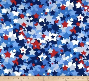 Cenefa de cortina de ventana Americana, Stars, EE. UU., cenefa 42"" W X 15"" L - Imagen 1 de 1
