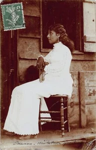 Panama - Mulatto woman - REAL PHOTO - Picture 1 of 2