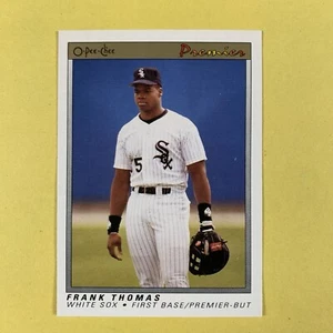 1991 O-Pee-Chee Premier Frank Thomas card #121 HOF Chicago White Sox - Picture 1 of 2