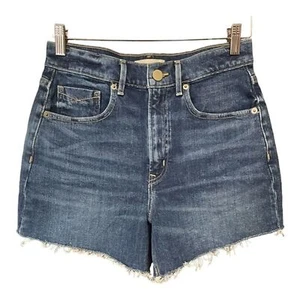 Revtown High Waist Denim Cut Off Shorts Raw Hem Size 27 Roller-skating Casual - Picture 1 of 9
